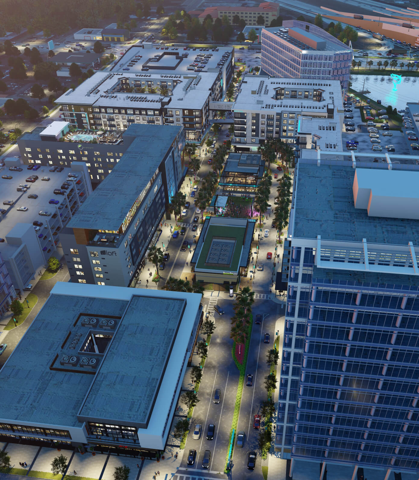 Captivating and dynamic urban centers are created when we connect people with memorable, inviting places.